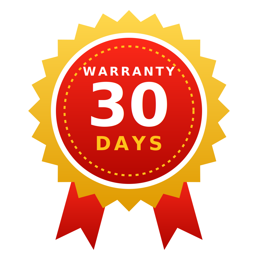 30-Day Warranty
